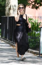 JULIANNE HOUGH and Ben Barnes Out at Washington Square Park in New York 08/16/2022