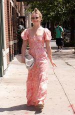 JULIANNE HOUGH Arrives at Matinee Performance of Potus on Broadway in Greenwich Village 08/07/2022