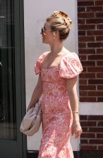 JULIANNE HOUGH Arrives at Matinee Performance of Potus on Broadway in Greenwich Village 08/07/2022