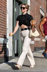 JULIANNE HOUGH Out for Iced Coffee in New York 08/02/2022