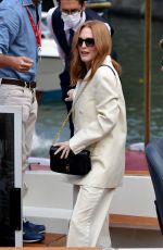 JULIANNE MOORE Arrives at Excelsior Hotel at 79th Venice International Film Festival 08/31/2022