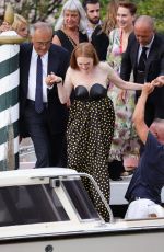 JULIANNE MOORE Leaves Excelsior Hotel in Venice 08/30/2022