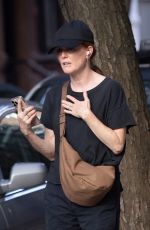 JULIANNE MOORE Out and About in New York 08/24/2022