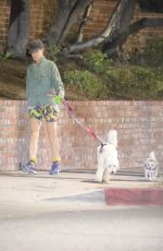 JULIETTE LEWIS Out with Her Dogs in Hollywood 08/26/2022