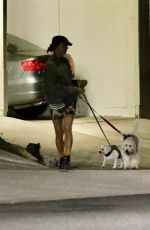 JULIETTE LEWIS Out with Her Dogs in Hollywood 08/26/2022