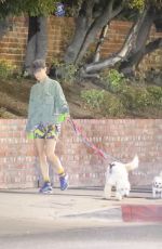 JULIETTE LEWIS Out with Her Dogs in Hollywood 08/26/2022