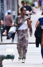 JUSTINE SKYE Out Shopping in New York 08/17/2022