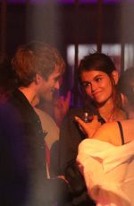 KAIA and Presley GERBER Out with Friends at Roger Room in Hollywood 08/20/2022