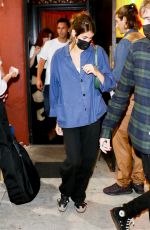 KAIA and Presley GERBER Out with Friends at Roger Room in Hollywood 08/20/2022