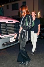 KAIA GERBER Arrives at a Party in West Hollywood 08//28/2022