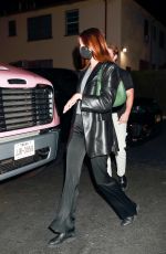 KAIA GERBER Arrives at a Party in West Hollywood 08//28/2022