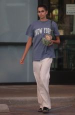 KAIA GERBER Out at Vintage Grocers in Malibu 08/09/2022