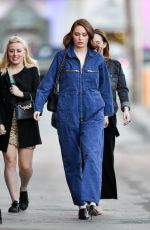 KAREN GILLAN Arrives at Sushi at Hamasaku in Los Angeles 08/28/2022