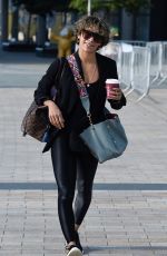KAREN HAUER Leaves Media City in Salford 08/19/2022