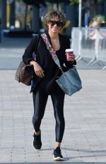 KAREN HAUER Leaves Media City in Salford 08/19/2022
