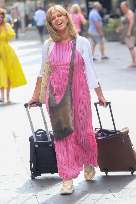 KATE GARRAWAY Arrives at Global Radio Studios in London 08/23/2022
