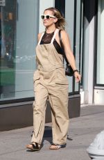 KATE HUDSON in Overalls Out in New York 08/07/2022