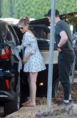 KATE MARA Leaves Little Dom