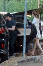 KATE MARA Leaves Little Dom