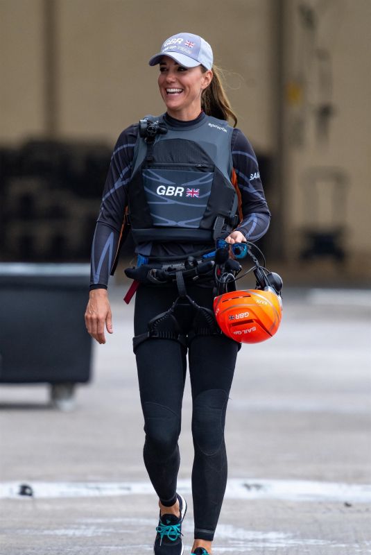 KATE MIDDLETON at 1851 Trust and Great Britain SailGP Team in Plymouth 07/31/2022