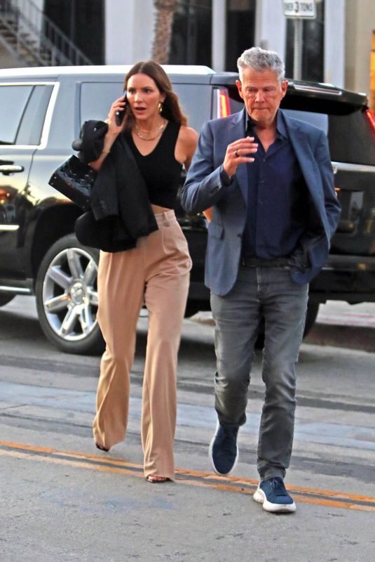 KATHARINE MCPHEE and David Foster at Craig’s Restaurant in Los Angeles 08/17/2022
