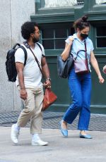 KATIE HOLMES and Bobby Wooten III Out in New York 08/08/2022