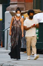KATIE HOLMES and Bobby Wooten III Out in New York 08/09/2022