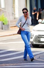 KATIE HOLMES in Denim Out in New York 08/14/2022