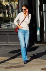 KATIE HOLMES in Denim Out in New York 08/14/2022