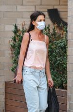 KATIE HOLMES Out and About in New York 08/29/2022