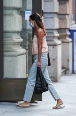 KATIE HOLMES Out and About in New York 08/29/2022