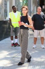 KATIE HOLMES Out and About in New York 08/30/2022
