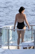 KATY PERRY in Swimsuit on Vacation in Positano 08/23/2022