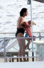 KATY PERRY in Swimsuit on Vacation in Positano 08/23/2022