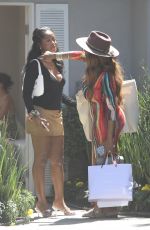 KEKE PALMER and NIECY NASH Arrives at Day of Indulgence Party in Brentwood 08/14/2022