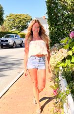 KELLY BENSIMON in Denim SHorts Out in Nantucket 08/18/2022