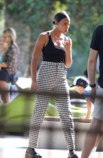 KELLY ROWLAND Out at Coldwater Canyon Park in Beverly Hills 08/19/2022