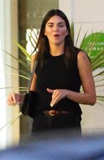 KENDALL JENNER and FRANCESCA AIELLO Leaves SHU Restaurant in Bel-Air 08/16/2022