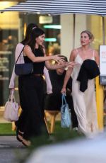 KENDALL JENNER and FRANCESCA AIELLO Leaves SHU Restaurant in Bel-Air 08/16/2022