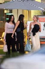 KENDALL JENNER and FRANCESCA AIELLO Leaves SHU Restaurant in Bel-Air 08/16/2022