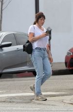 KESHA in Denim Heading for Dinner in Los Angeles 08/23/2022