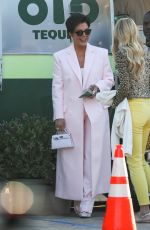 KIM and KHLOE KARDASHIAN and KRIS JENNER Arrives at Kendall Jenner