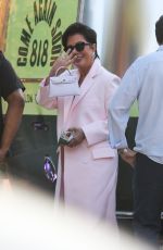 KIM and KHLOE KARDASHIAN and KRIS JENNER Arrives at Kendall Jenner
