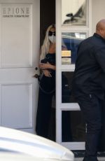 KIM KARDASHIAN Leaves Epione Skin Care Clinic in Beverly Hills 08/16/2022