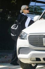 KIM KARDASHIAN Takes Her Daughter North to Art Class in Westlake 08/02/2022
