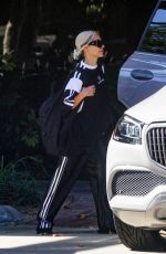 KIM KARDASHIAN Takes Her Daughter North to Art Class in Westlake 08/02/2022