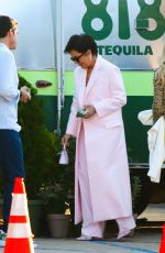 KRIS JENNER Arrives at Kendall Jenner