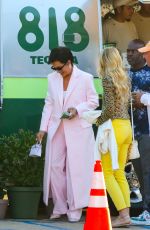 KRIS JENNER Arrives at Kendall Jenner