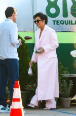 KRIS JENNER Arrives at Kendall Jenner