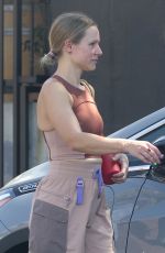 KRISTEN BELL Heading to Her Home After Workout at Metamorphosis Studio in Los Feliz 08/06/2022